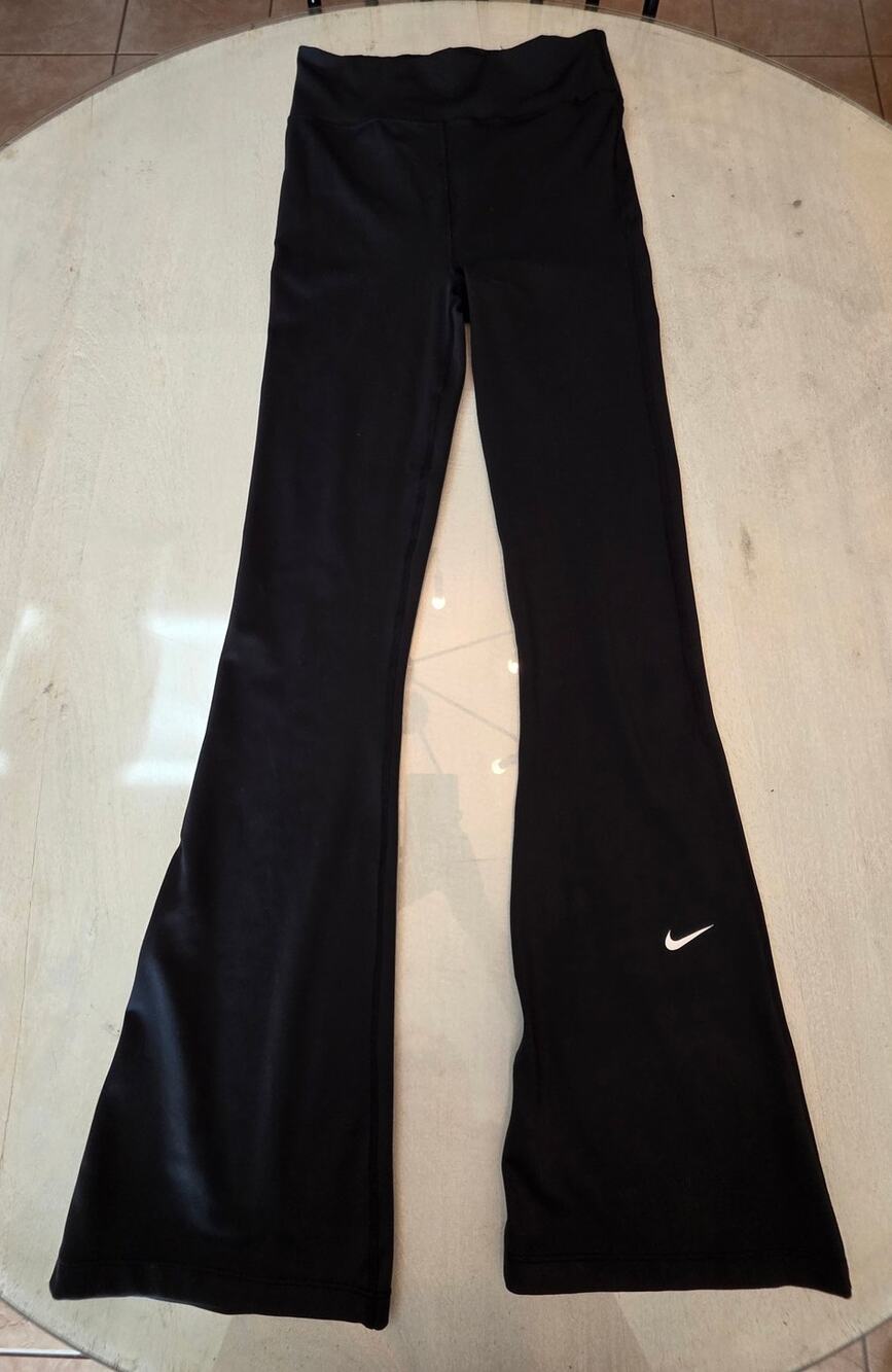 Nike One Girls Dri-Fit Flared Leggings Black SZ XL Athleisure Sports Yoga